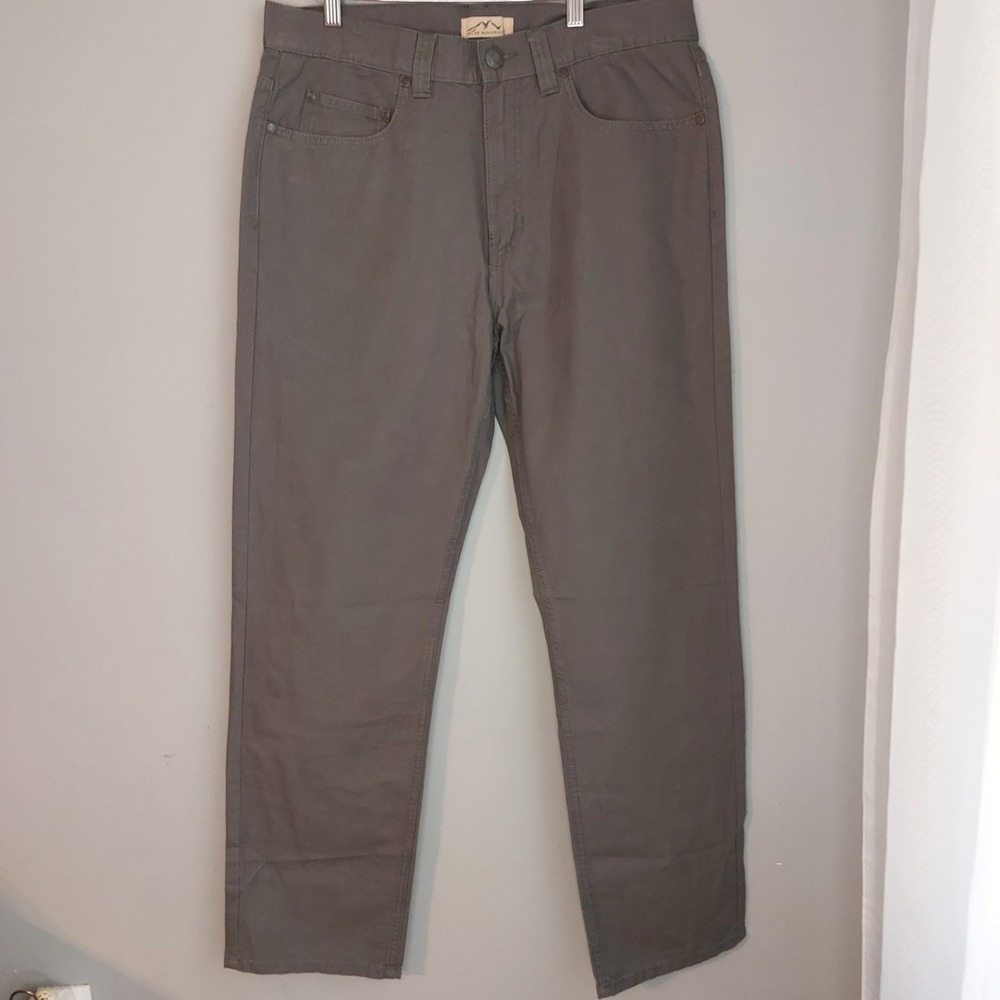 Blue Mountain Men Canvas‎ 5 Pocket Pants Relax Fit 34×32